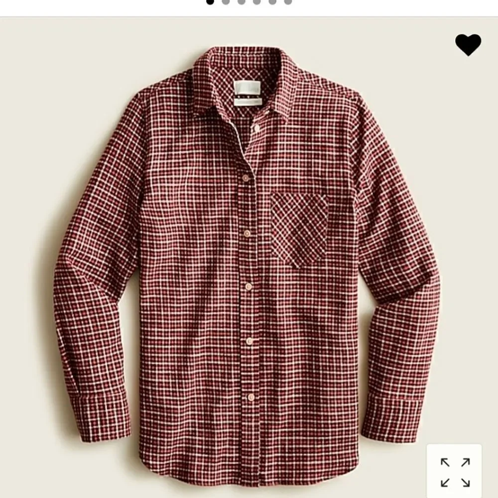 NWT J CREW Flannel Plaid Shirt